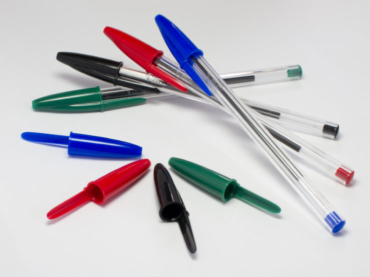 Plastic pens