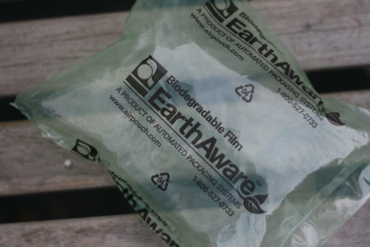 Biodegradable air pouch