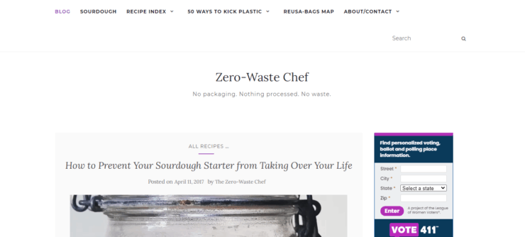 Zero Waste Chef Homepage